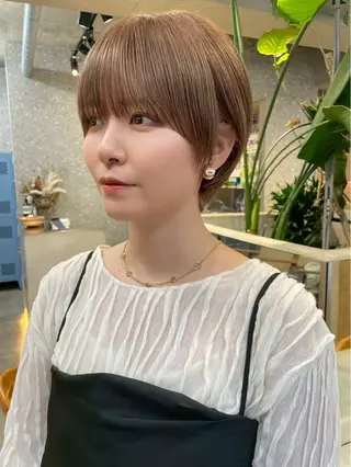 ショート ショート/レイヤー/ カットモデル/カズのヘアスタイル