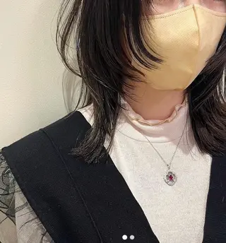 ミディアム rad心斎橋 airi۫ ꣑ৎのヘアスタイル