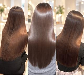 ロング パーマ 似合わせカラー/艶 髪質改善/ヨシザキのヘアスタイル