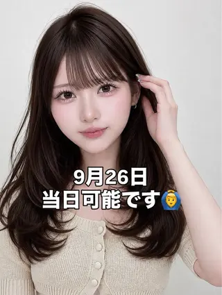 ロング ➴➷完全美髪特化➹➶ 黒山憂希のヘアスタイル