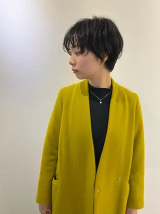 ショート カラー Libre 西野圭一のヘアスタイル