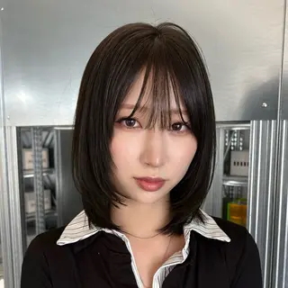 ミディアム ✨縮毛矯正/ボブ✨ 佐藤 さくらのヘアスタイル