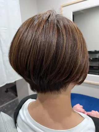 ショート カラー liL hair サトウリョウタのヘアスタイル
