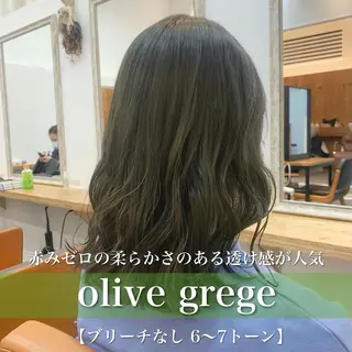 ミディアム カラー navile原宿 yumaのヘアスタイル