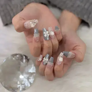ネイル 🎀ナナミ/渋谷 /ガーリー🎀のネイルデザイン