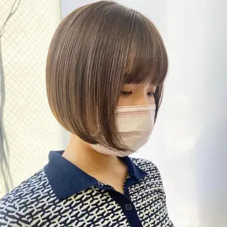 ショート カラー ヘアアレンジ 福岡似合わせレイヤー /ウルフ/ハイトーンのヘアスタイル