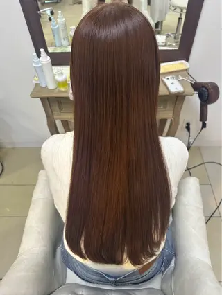ロング カラー eMu✧*低ダメージ カラーhayatoのヘアスタイル