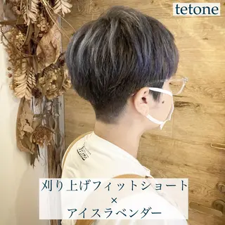 ショート カラー テトネ タカシのヘアスタイル