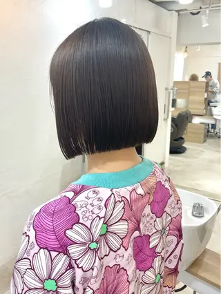 ショート 髪質改善 縮毛矯正/ レイヤー/銀座/本木のヘアスタイル
