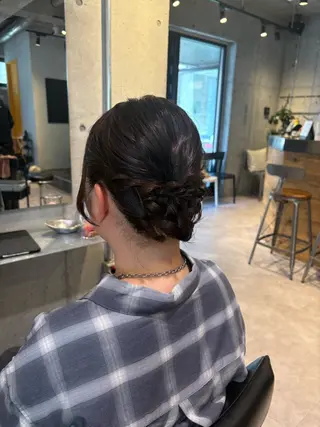 ヘアアレンジ 韓国ヘアー🇰🇷 MIWAのヘアスタイル