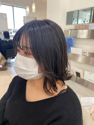 ミディアム スパイキーショート パーマ　具志堅　太志のヘアスタイル