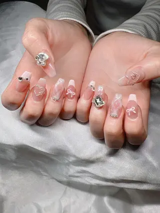 ネイル Lee Nails チップ長さだし専門店のネイルデザイン