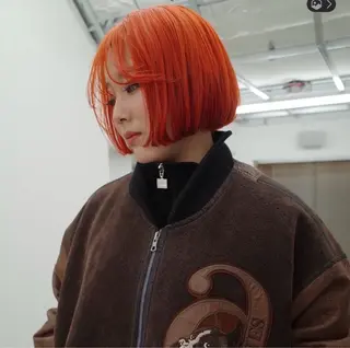ショート カラー 立木 梨那のヘアスタイル