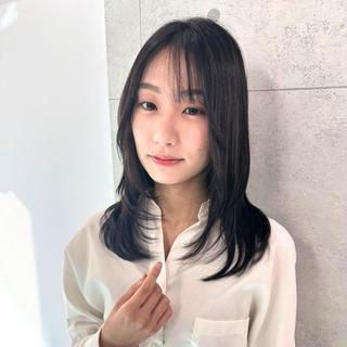 セミロング カラー ❇️安達 優心❇️ レイヤー/艶髪特化のヘアスタイル