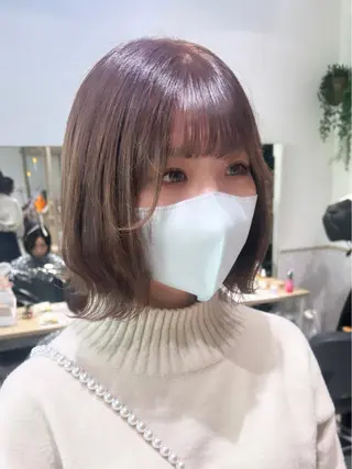 カラー ♡透明感カラー★ ネイル/しの♡のヘアスタイル