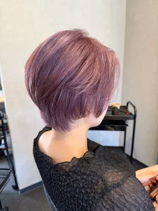 ショート 髪質改善⚡️カラー 🍀武久 誠🍀のヘアスタイル