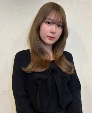 ロング ゆんな/清潔感ｶｯﾄ 透明感ｶﾗｰ🥯のヘアスタイル
