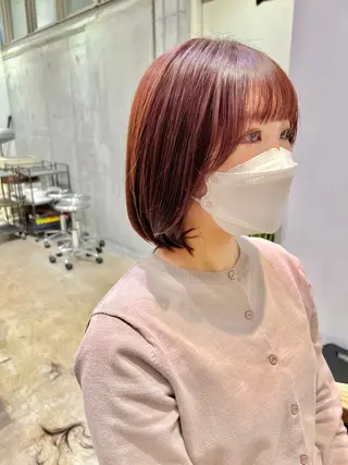 ショート anhelo髪質改善 メテオ髪質改善名駅のヘアスタイル