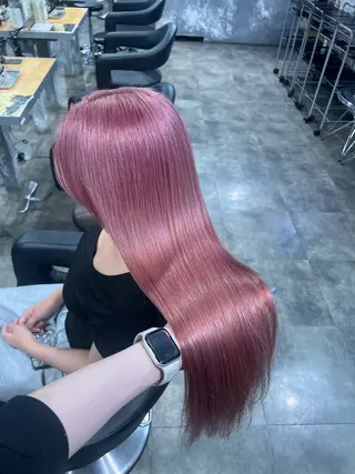 ロング カラー 💖似合わせカラー ブリーチ💖レイヤーのヘアスタイル