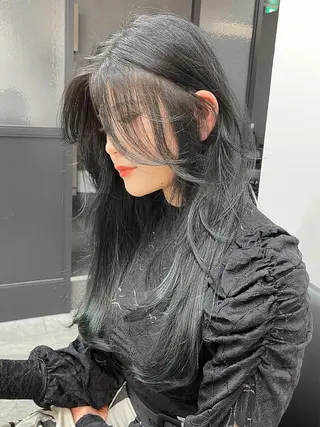 ロング 韓国風レイヤー 犬塚 優介のヘアスタイル