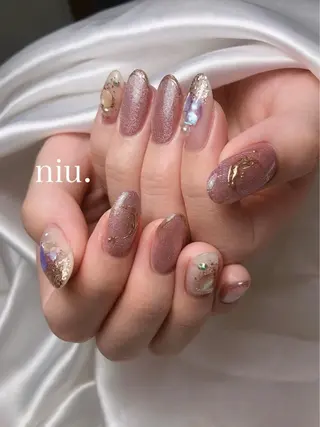 ロング nail salon niuのネイルデザイン