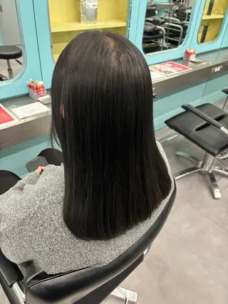 ロング Mio/韓国風/ ショートカットのヘアスタイル