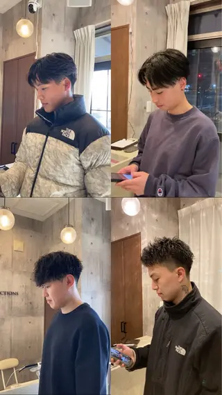 ショート メンズ ハマノ ミユのヘアスタイル