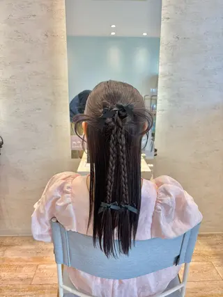 ヘアアレンジ メンズカットパーマ/ ヘアセット🎀Amiのヘアスタイル