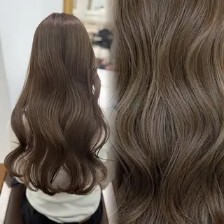 ロング カラー まろやか艶ベージュ 🧸🪞Honoのヘアスタイル