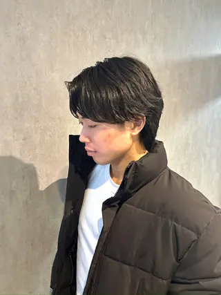パーマ メンズ 梶田 伸篤のヘアスタイル