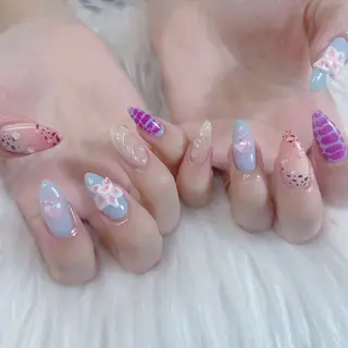 ネイル Maya 🧊🫧‪／渋谷のネイルデザイン