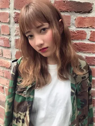 ミディアム 透明感カラー🌿ボブ ✨飛田 ケイのヘアスタイル