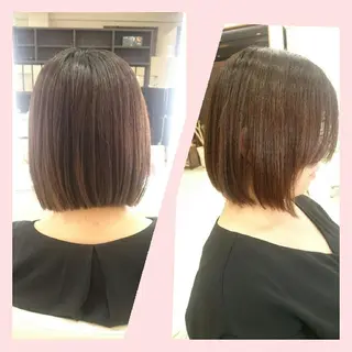 ミディアム キンジョウ エナミのヘアスタイル