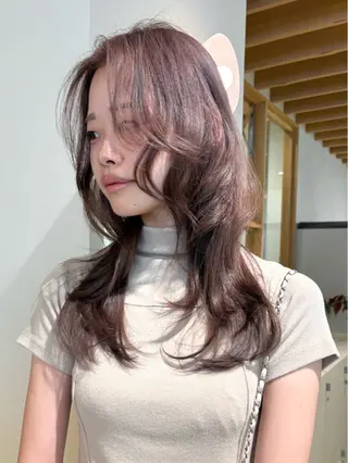 ロング カラー 似合わせ🪽 riona🫧のヘアスタイル