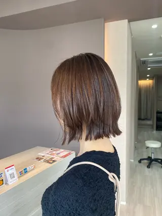 ショート Lien.AKI 透明感カラー🤍のヘアスタイル