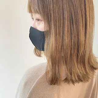 ミディアム カラー 西山梨々【7月末 で掲載終了します】のヘアスタイル
