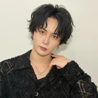 ショート カラー パーマ メンズ 【メンズ特化】 鈴汰郎/毛流れパーマのヘアスタイル