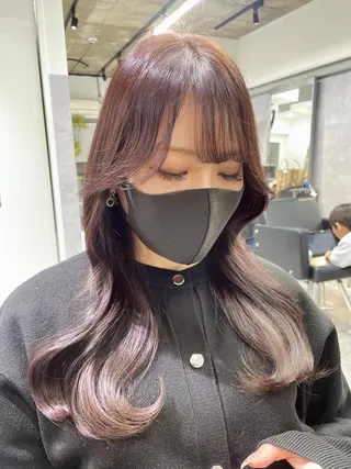 ロング 透明感カラー🇰🇷 レイヤー✨桑原　研太のヘアスタイル