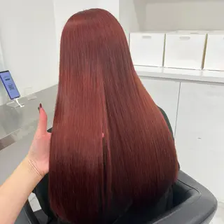 ロング ヘアアレンジ 🩶渋谷の赤髪 トップ/らいる🩶のヘアスタイル