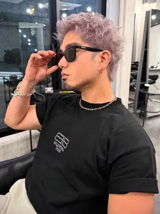 ショート カラー メンズ 💎メンズ特化💎 渋谷/近澤瑠以✂︎のヘアスタイル
