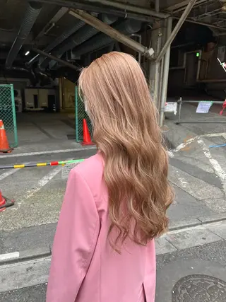 ロング カラー パーマ ヘアアレンジ メンズ 💎髪質改善特化💎 RUITOのヘアスタイル