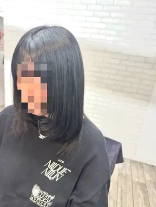 ミディアム THETAふじみ野 古屋のヘアスタイル