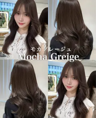 ロング ケアブリーチ🌺韓国 レイヤー🪽‪とわのヘアスタイル