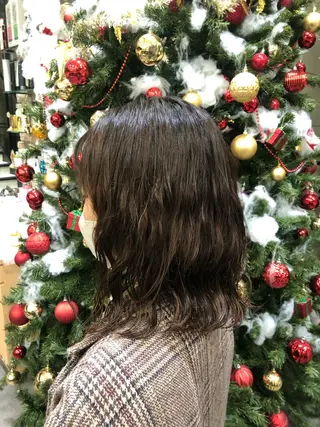 ミディアム パーマ メンズ特化 古賀陸斗のヘアスタイル