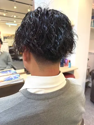 ミディアム 🧊メンズ/ギャル/ ブリーチカラー🧊のヘアスタイル