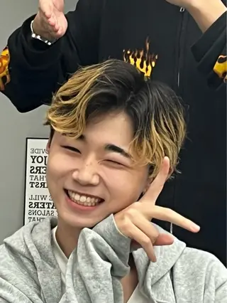 メンズ 釜谷 健二郎のヘアスタイル