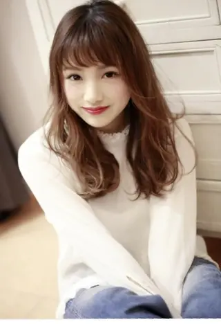 ロング 🇰🇷韓国風艶髪✨ 髪質改善 倉岡しおんのヘアスタイル