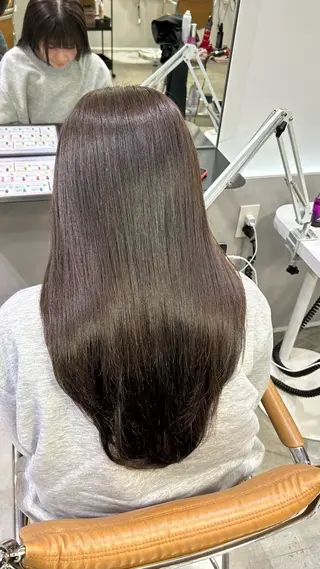 セミロング カラー 🧣艶カラー・ヘア セット Chie🧸のヘアスタイル