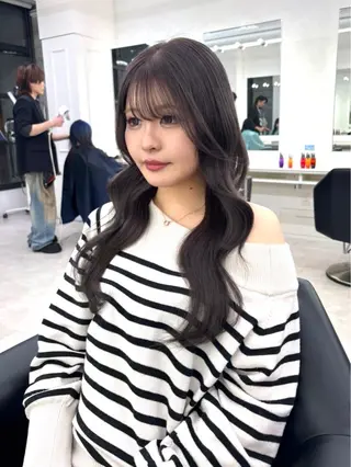 ロング カラー ParveMix /楠本結菜🤍のヘアスタイル