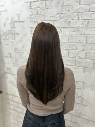 ロング 韓国レイヤー/ブリ ーチ🩶Momo🩶のヘアスタイル